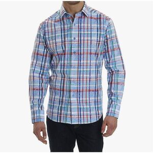 NWT Robert Graham Men's Stowe Classic Fit Sport Shirt 3XL